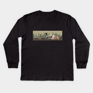 Don't Starve and Don't Die Kids Long Sleeve T-Shirt